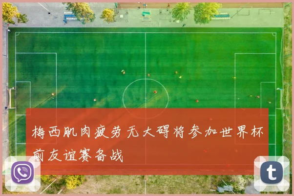 梅西肌肉疲劳无大碍将参加世界杯前友谊赛备战